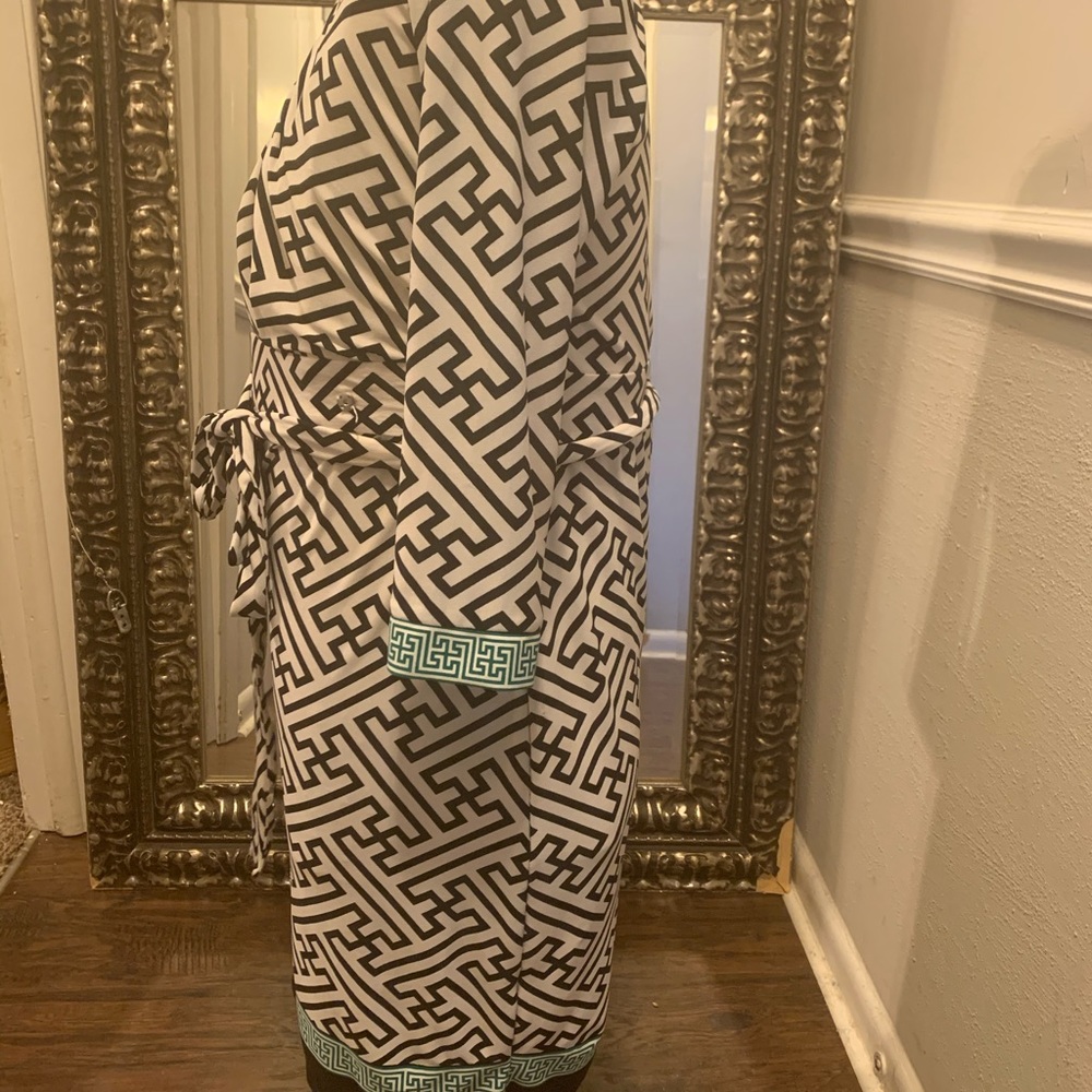 Sandra Darren Multi Color Pattern Dress - Picture 3 of 6